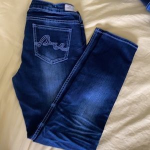 PRE Jeans 75% cotton 24% polyester 1% spandex